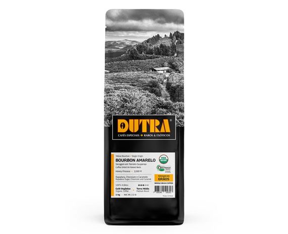 Bourbon Amarelo - Café Dutra Orgânico Microlote - Torrado em Grãos 1Kg
