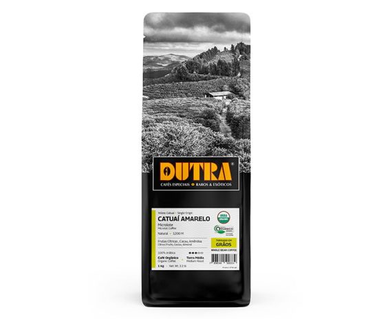 Catuaí Amarelo - Café Dutra Orgânico Microlote - Torrado em Grãos - 1Kg