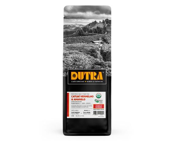 Café Dutra Orgânico Especial - Torrado em Grãos 1Kg
