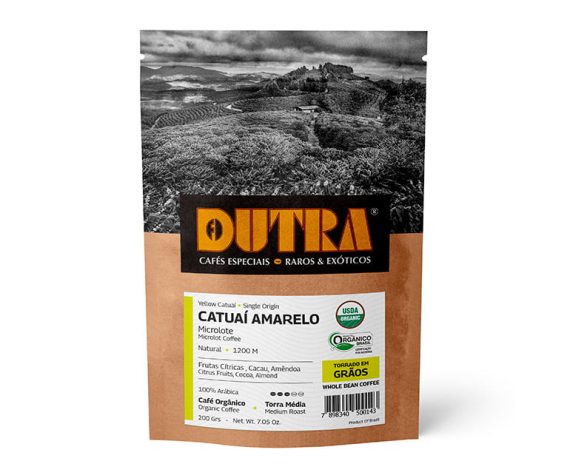 Catuaí Amarelo - Café Dutra Orgânico Microlote - Torrado em Grãos 200g
